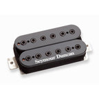 Seymour Duncan SH-10B Full Shred pickup in black for electric guitar, showing the metal cover and coil details.