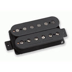 Seymour Duncan Nazgul Bridge pickup in black, shown mounted on an electric guitar, featuring black humbucker with pole pieces.