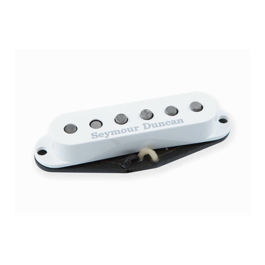 Seymour Duncan SSL-1L Vintage Staggered Strat RWRP pickup with vintage-style pole pieces for electric guitar sound.