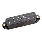Black Seymour Duncan SJBJ-1B Jr Humbucker pickup for Stratocaster guitar, shown with mounting hardware and wiring.