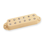 Seymour Duncan Little 59 Strat pickup in cream, close-up of the single-coil guitar pickup with mounting hardware.