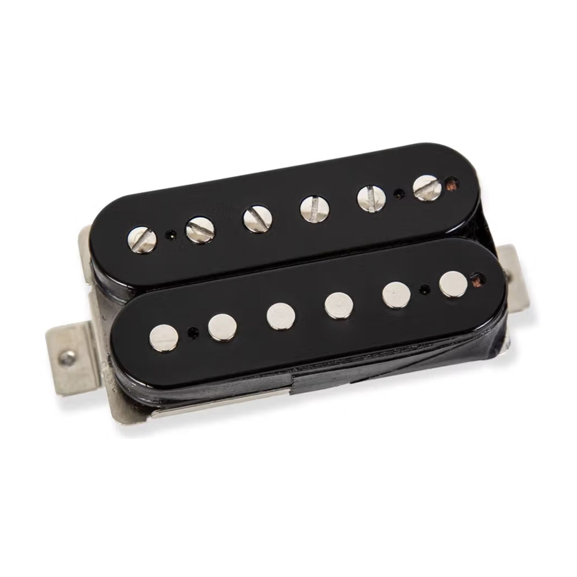 Black Seymour Duncan LLT Slash 3.0 Humbucker Neck pickup with 4-conductor cable, designed for electric guitars.