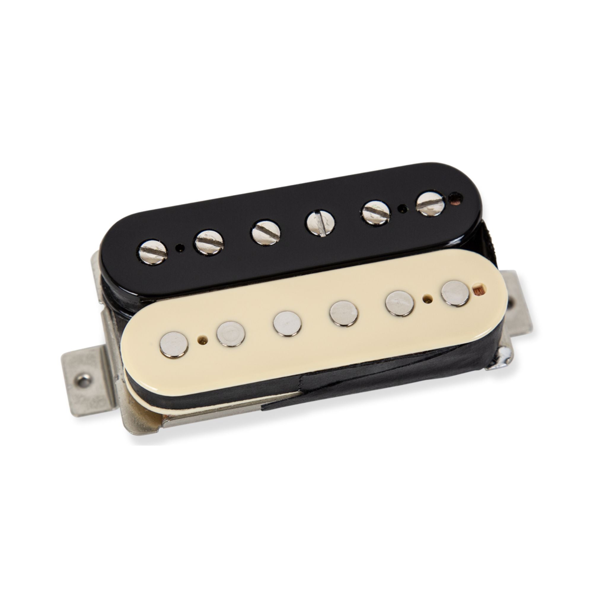 Seymour Duncan LLT Slash 3.0 Humbucker Neck pickup in reverse zebra color, guitar pickup with black and cream coils.