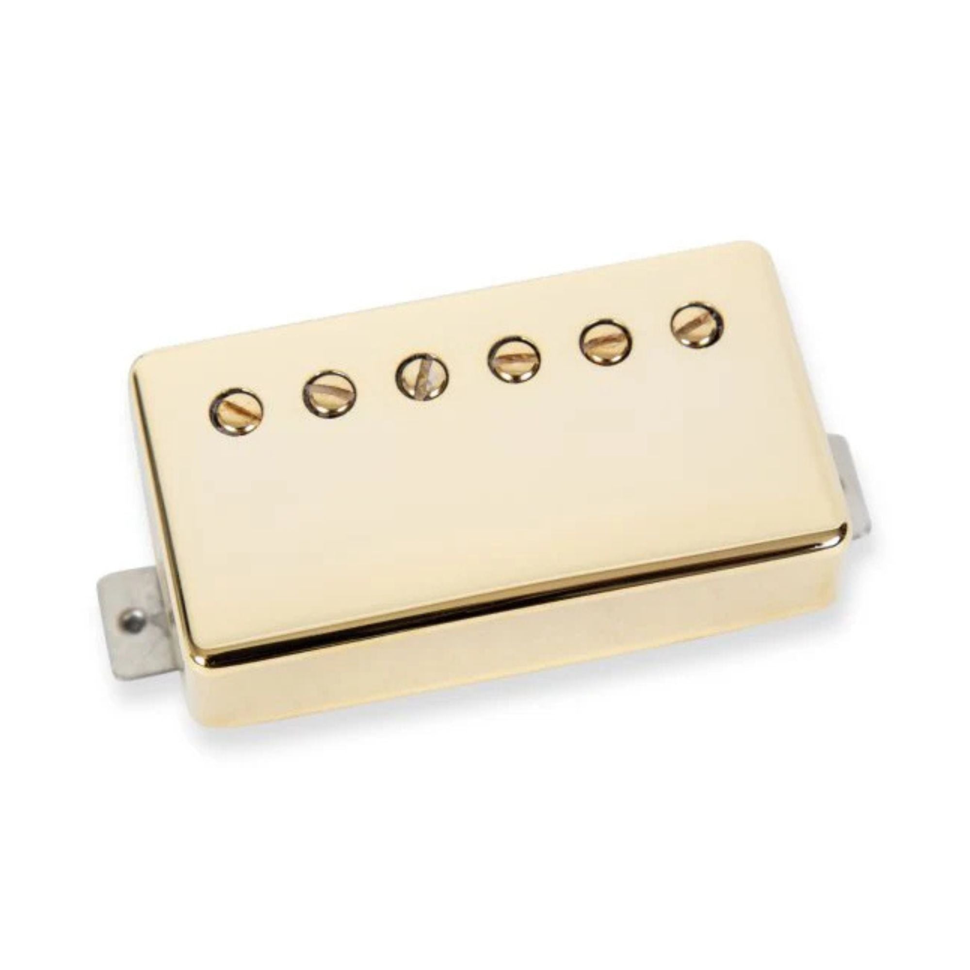 Seymour Duncan LLT Slash 3.0 Humbucker Neck pickup in gold, shown mounted on a guitar with detailed close-up view.