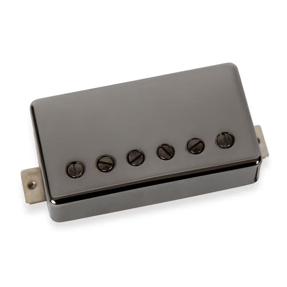 Seymour Duncan LLT Slash 3.0 humbucker bridge pickup in black nickel finish, shown mounted on a guitar.