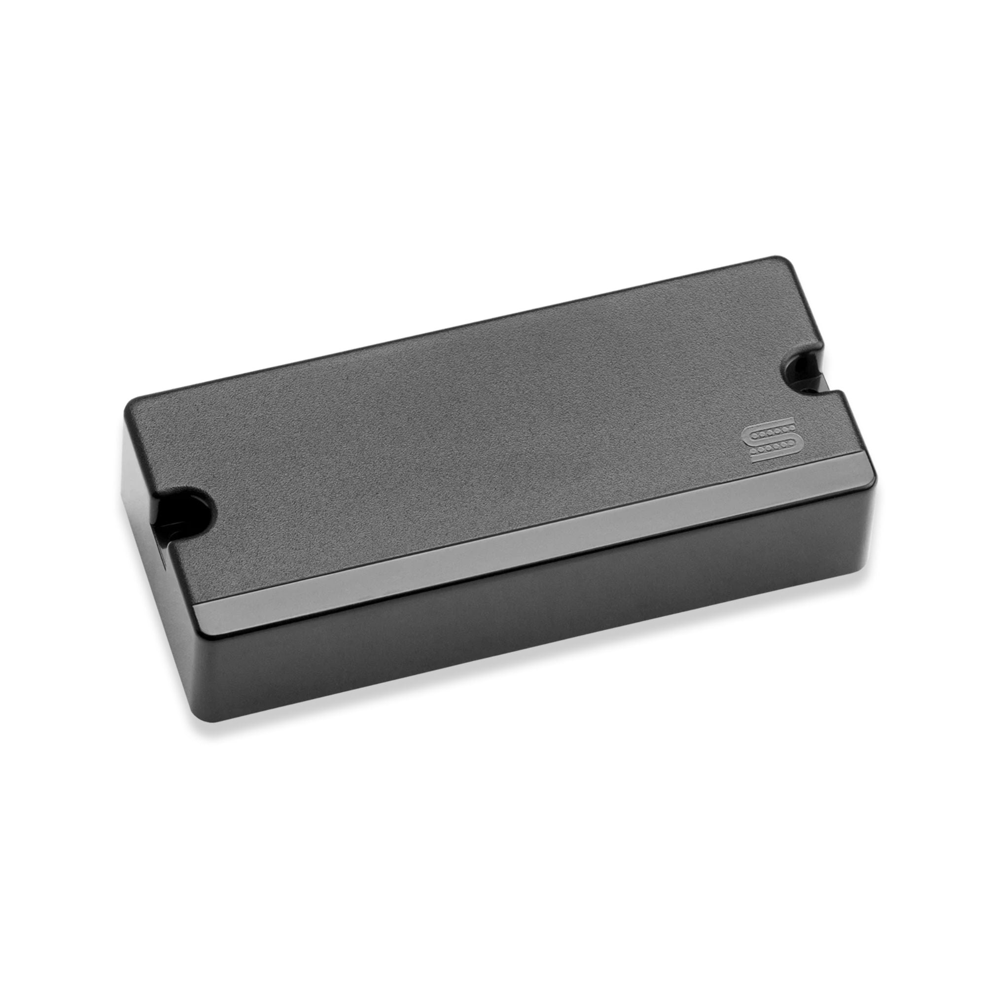 Seymour Duncan Mortal Coil 7-string active humbucker pickup mounted on guitar neck for enhanced sound and tone.