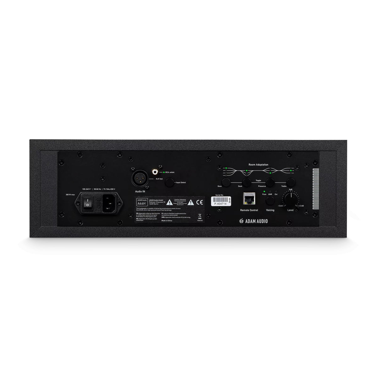 ADAM Audio A44H studio monitor speaker, 2x4 inch 2-way nearfield/center speaker for professional audio monitoring.