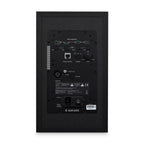 ADAM Audio A7V 7-inch 2-way nearfield studio monitor speaker, showing sleek black finish and detailed driver components.