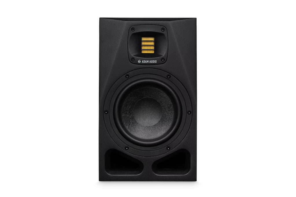 ADAM Audio Adam A7V 7-inch 2-way nearfield studio monitor speaker, showing black enclosure and front driver.