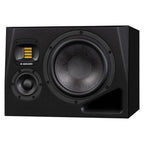 Right studio monitor speaker from ADAM Audio A8H-R 8-inch 3-way nearfield/midfield studio monitor for professional audio setup.