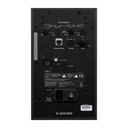 Adam Audio A4V nearfield studio monitor with white finish, 2-way design featuring a 4-inch woofer for accurate sound reproduction.