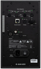 Adam Audio A4V nearfield studio monitor with white 4-inch woofer, 2-way design, perfect for accurate sound monitoring.