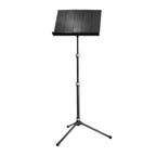 K&M 12125 foldable music stand with carrying bag, lightweight stand for sheet music and performances.