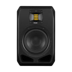 ADAM Audio S2V 7-inch 2-way nearfield studio monitor speaker shown from a side angle with detailed driver components.