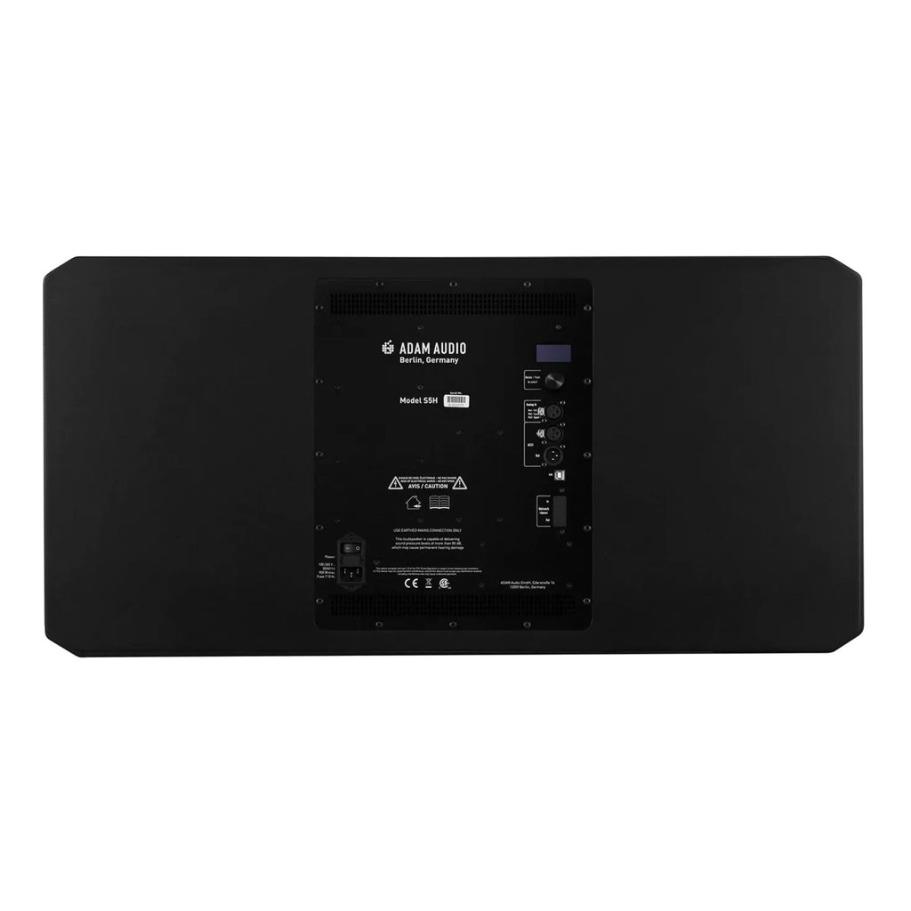 ADAM Audio Adam S5H studio monitors with dual 10.5-inch woofers, midfield/main 3-way speaker system for professional audio.