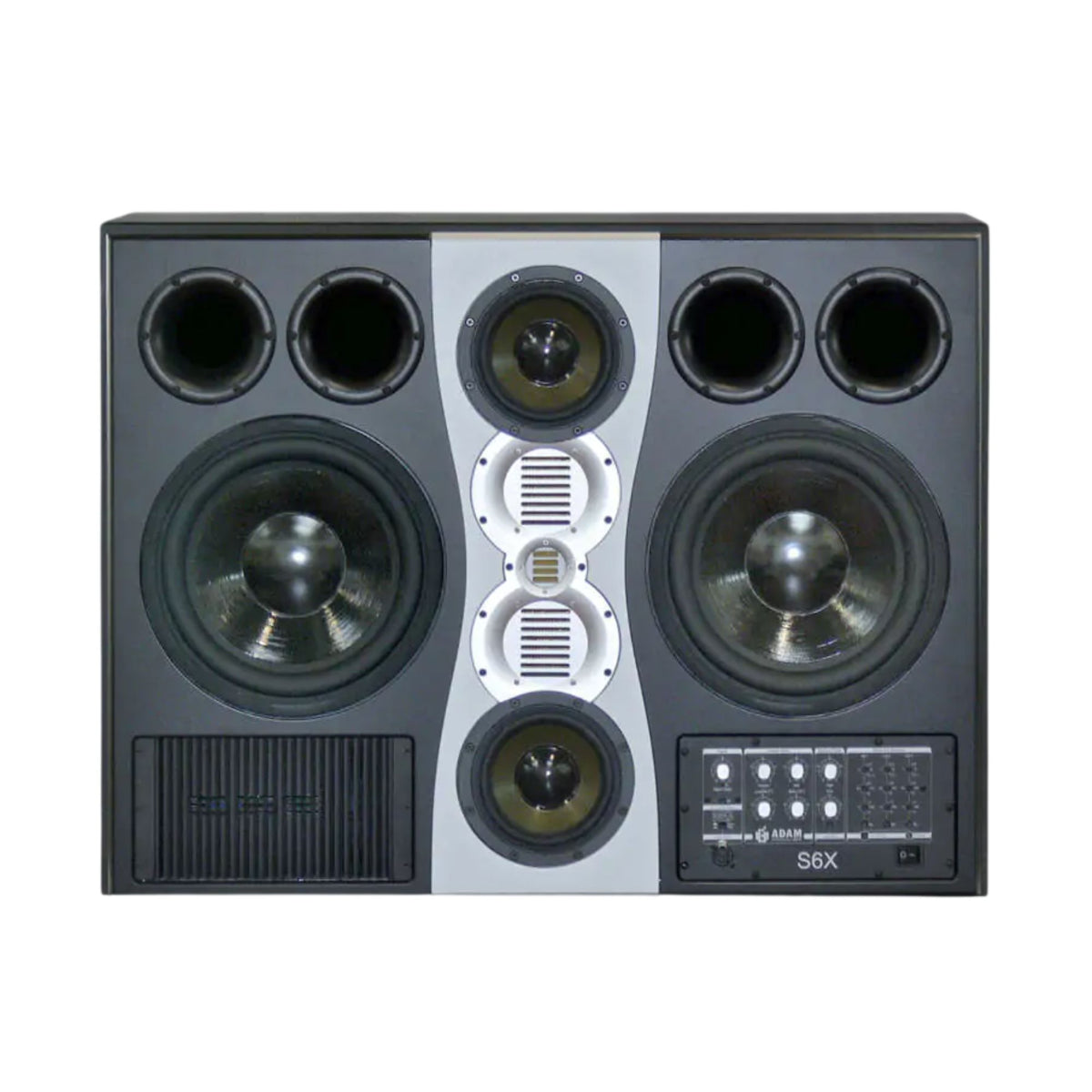 ADAM Audio S6X main monitor studio system with two 12-inch woofers, professional 4-way studio monitors for accurate sound.