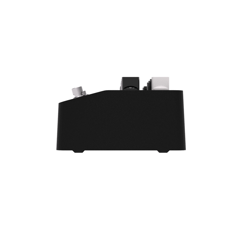 TWONOTES Revolt Bass 3-Channel Pedal Format Bass Amplifier with control knobs and input jacks, designed for electric bass guitars.