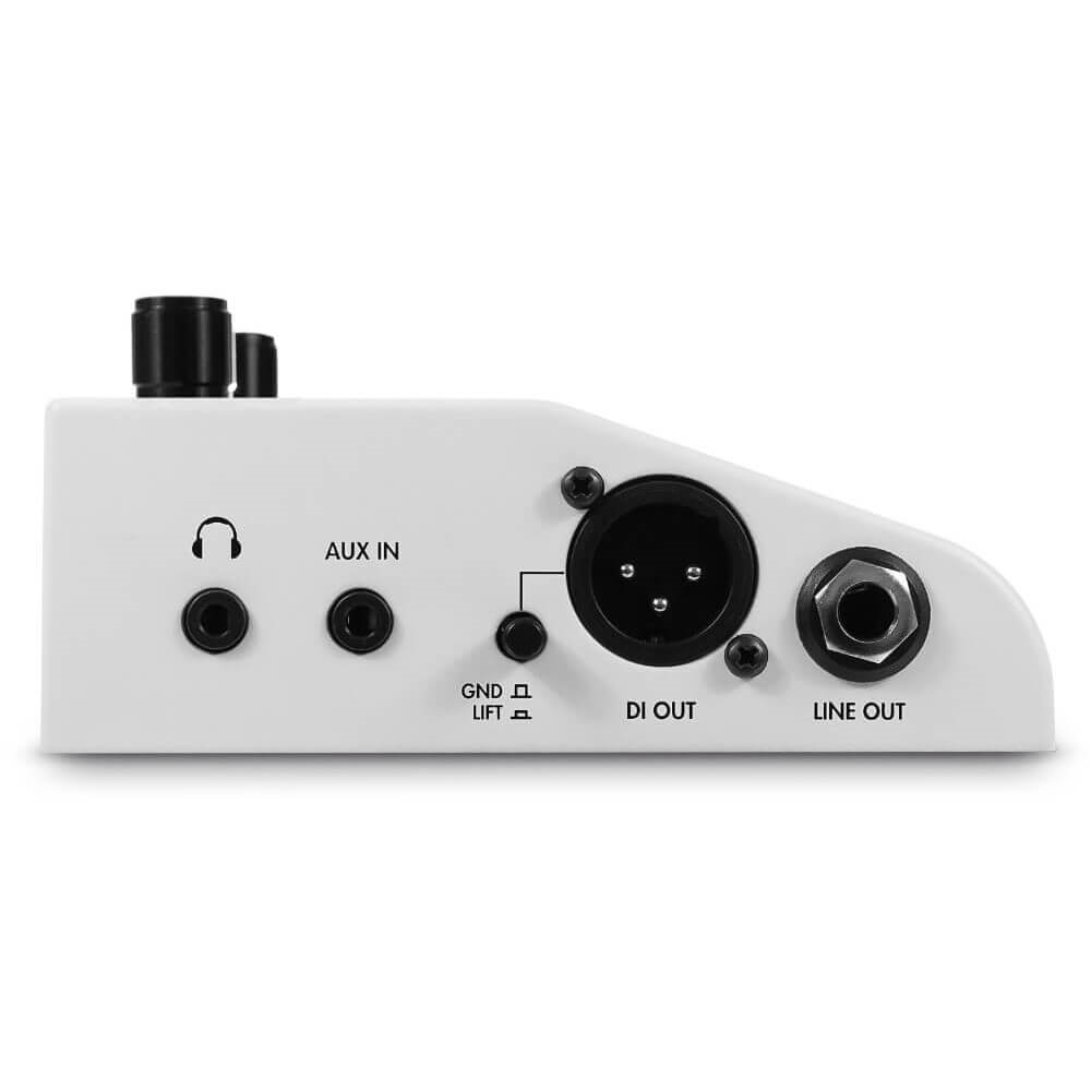 Two Notes Torpedo C.A.B. M+ guitar cabinet simulator effects pedal with control knobs and input/output jacks.