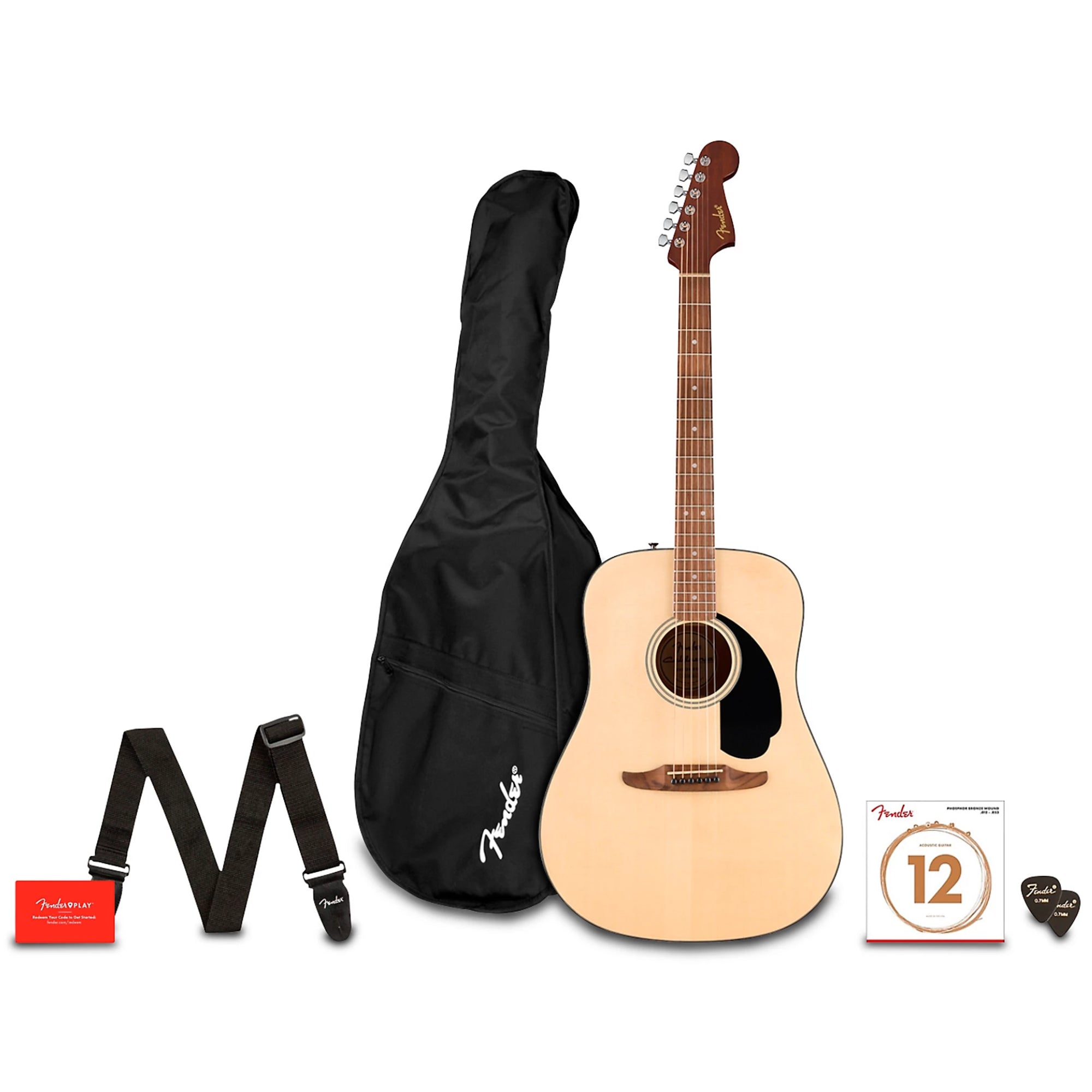 Fender California Standard Redondo Pack Spruce Top - Natural