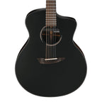 Ibanez JGM10 Jon Gomm Acoustic Guitar - Black Satin Top Gloss Natural Back and Sides