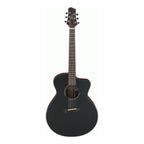 Ibanez JGM10 Jon Gomm Acoustic Guitar - Black Satin Top Gloss Natural Back and Sides