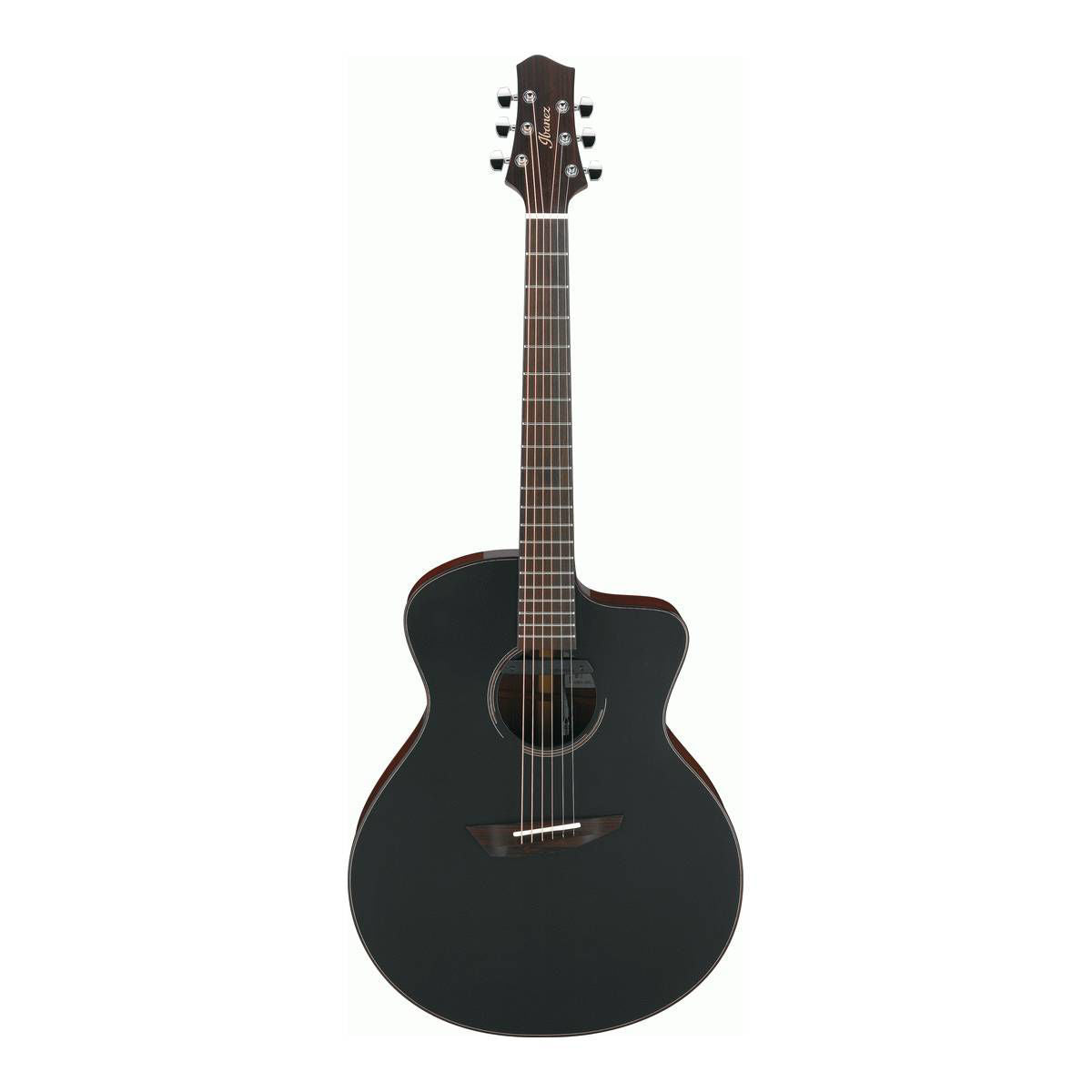 Ibanez JGM10 Jon Gomm Acoustic Guitar - Black Satin Top Gloss Natural Back and Sides