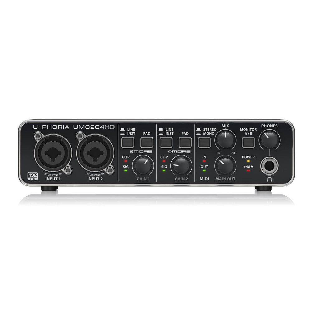 Behringer U-Phoria UMC204HD USB Audio Interface