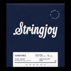 Stringjoy Light Gauge (30-130) 6 String Long Scale Nickel Wound Bass Guitar Strings