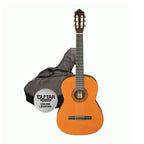 Ashton SPCG34AM - 3/4 Size Classical Guitar Starter Pack - Left-Handed Amber