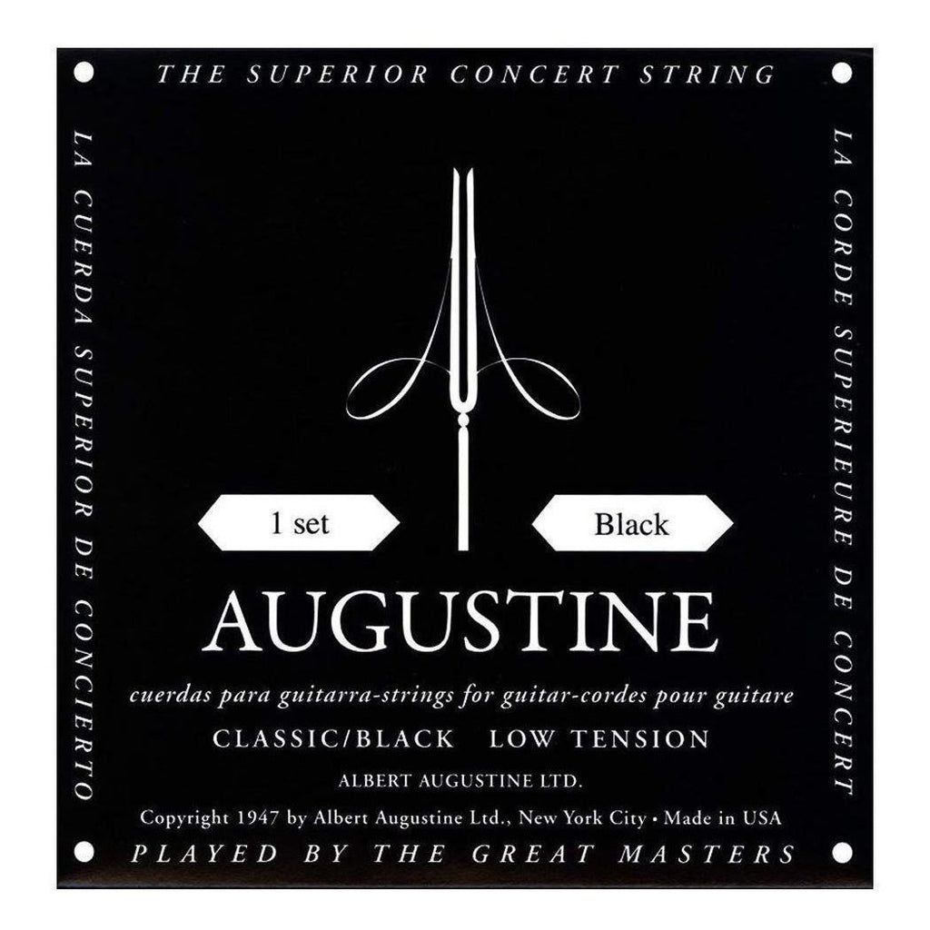 Augustine Black Classical Guitar Strings - Low Tension