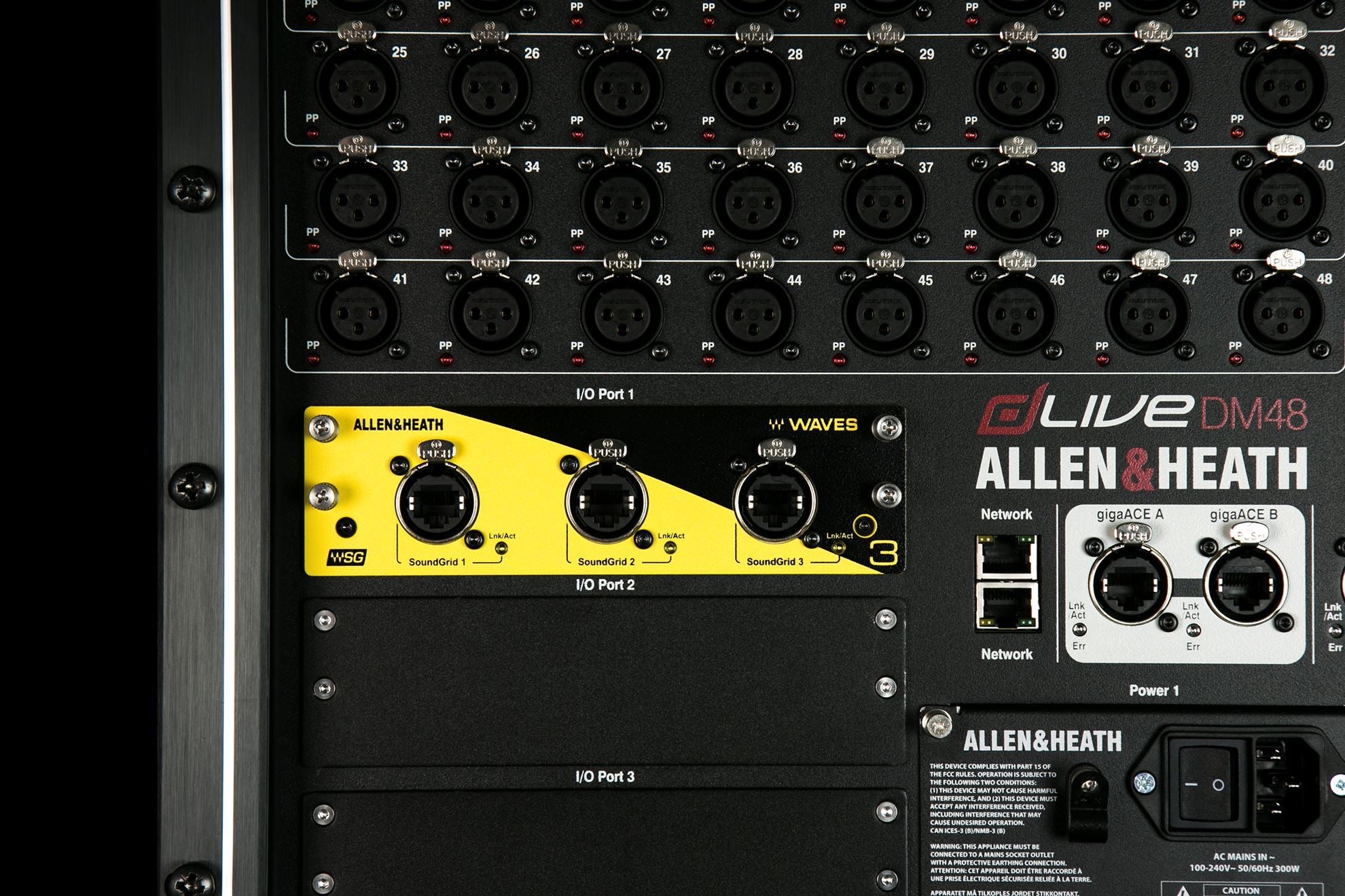 Allen & Heath WAVES SoundGrid 128 x 128, 96kHz Waves Interface Module