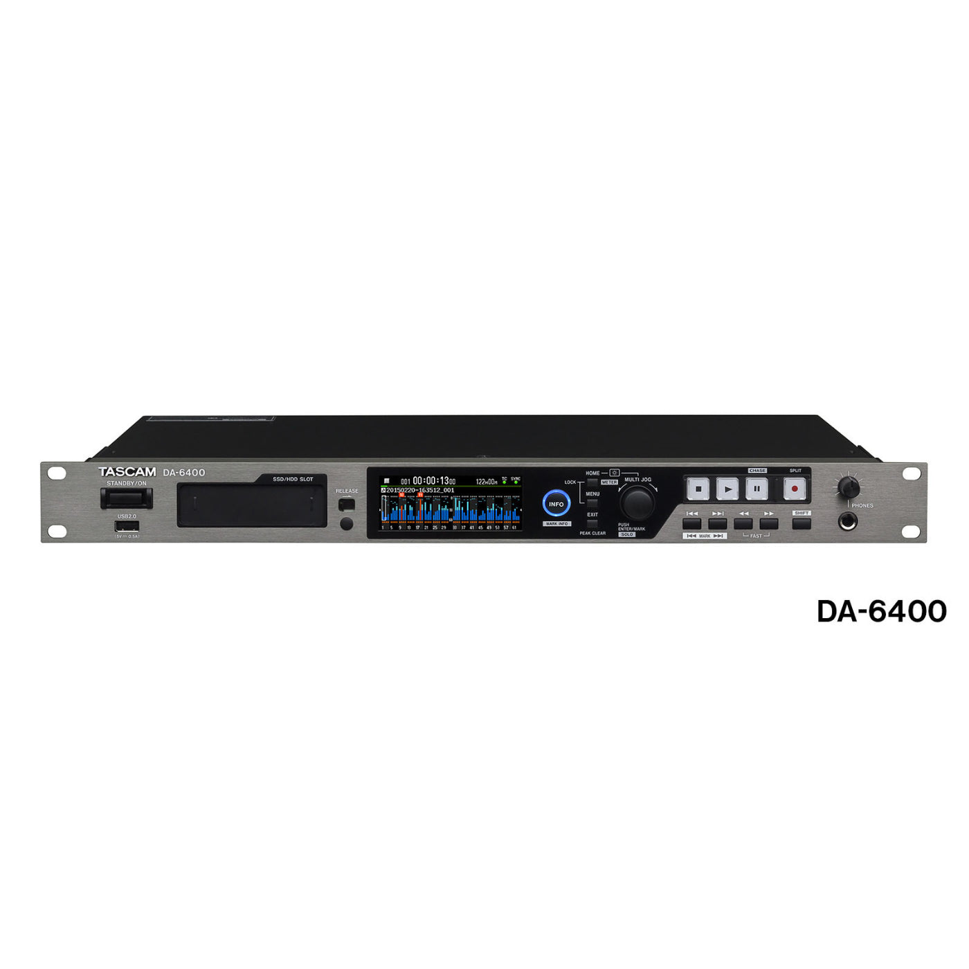 Tascam DA6400 64-Channel Digital Multitrack Recorder