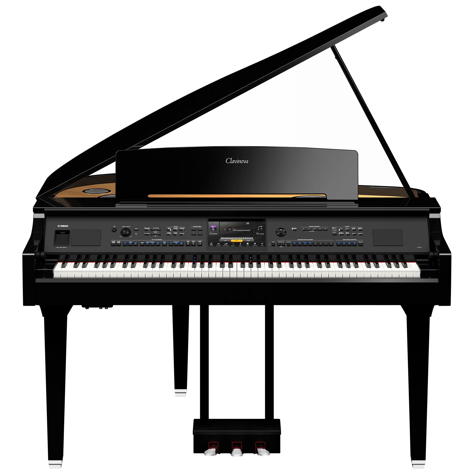 Yamaha CVP-909GP Clavinova Digital Grand Piano - Polished Ebony (w/Bench)