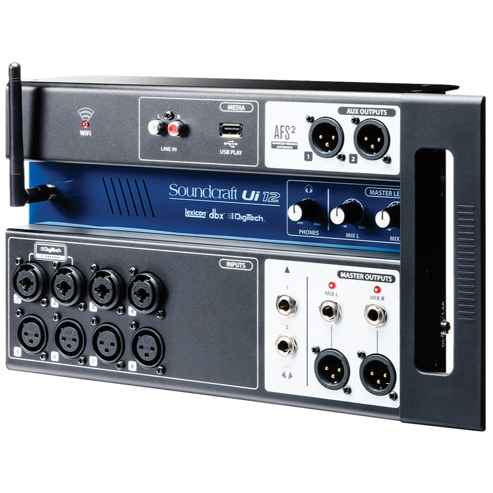 Soundcraft Ui12 12-Channel Digital Mixer with Wireless Control