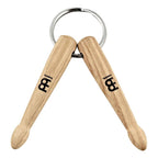 Meinl SB506 drumstick keychain displaying a realistic mini drumstick design on a keyring.