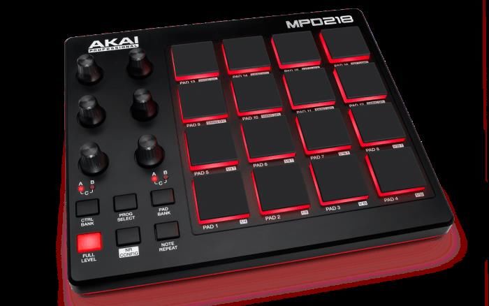 AKAI MPD218 16 Pad Controller