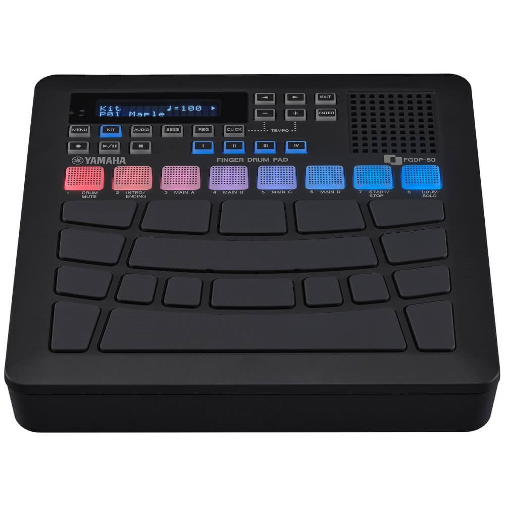 Yamaha FGDP-50 Rechargeable Finger Drum Pad with Playback Sampler and Built-In Speaker