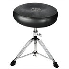 Roc-N-Soc Manual Spindle Round Top Drum Throne - Grey