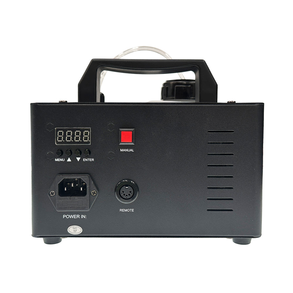 DL Geyser 1000W Fog Machine with LED Light, Timer, and Wireless Remote