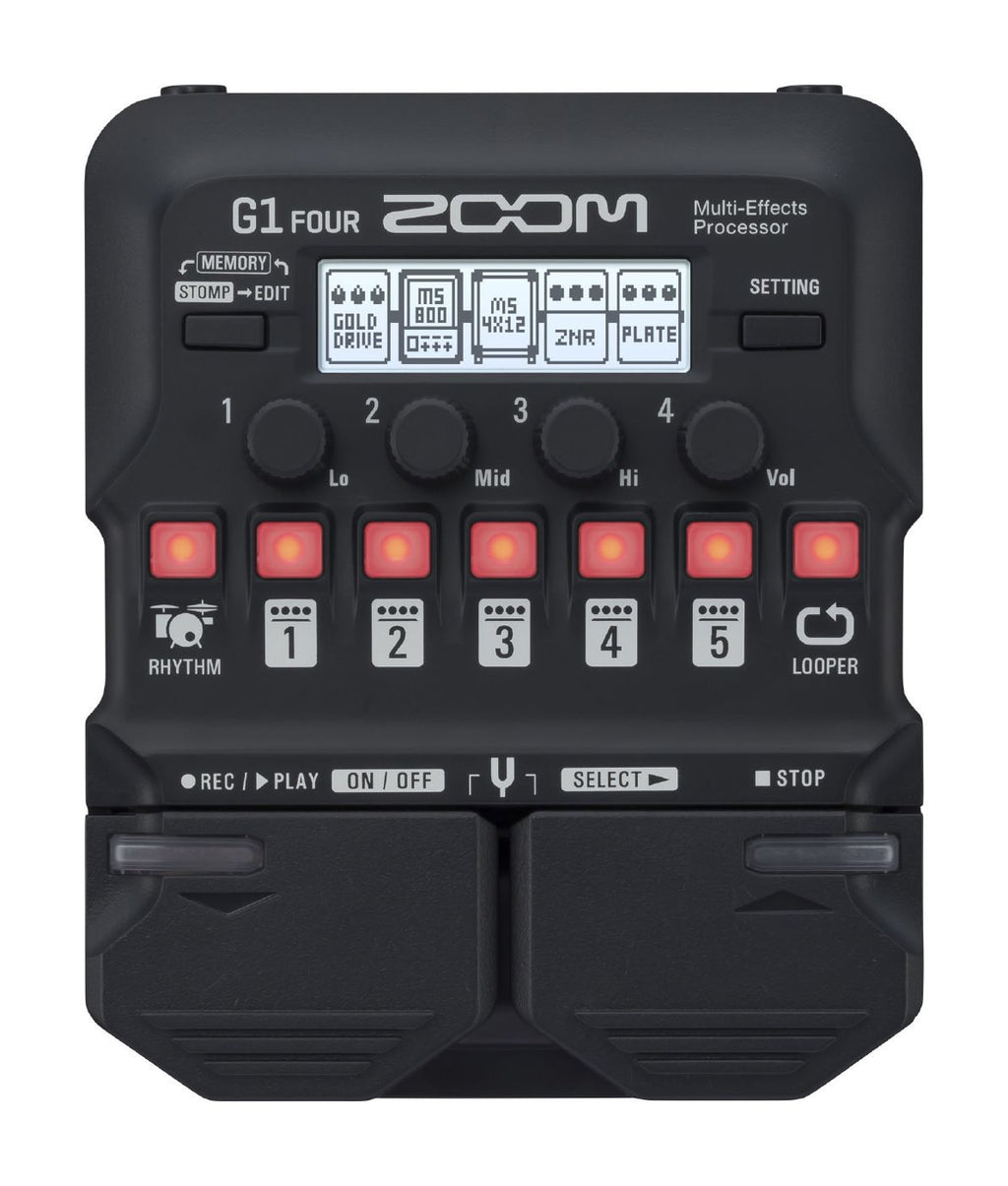 Zoom G1 Four Guitar Amp Modeler and Multi-Effects Pedal