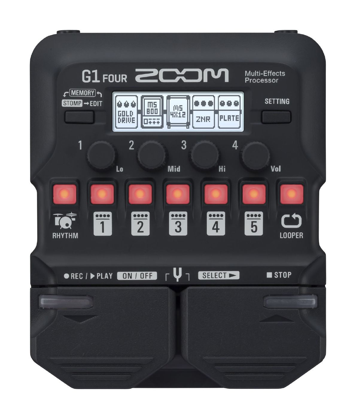 Zoom G1 Four Guitar Amp Modeler and Multi-Effects Pedal