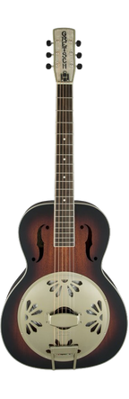 Gretsch G9241 Alligator Biscuit Round-Neck Acoustic/Electric Resonator w/Fishman Nashville Pickup - 2 Colour Sunburst