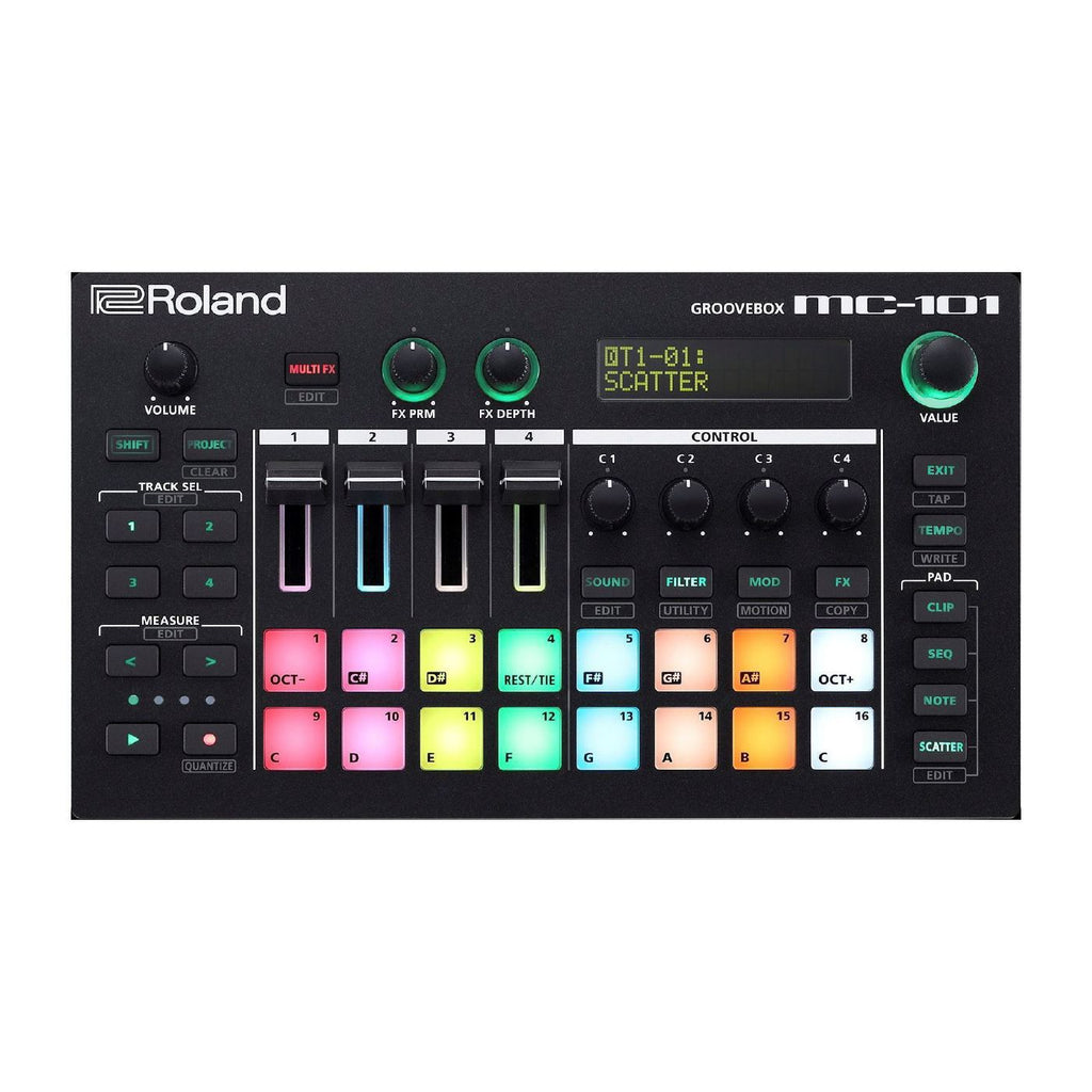 Roland MC101 4-Channel Portable Production & Performance Groovebox