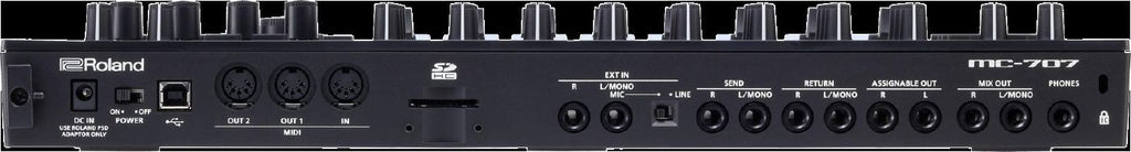 Roland MC707 8-Channel Performance & Production Groovebox with Sampling