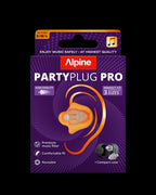 Alpine PartyPlug Pro EarPlug Pros Pack w/Case (-21dB) - Transparent