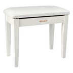 Roland RPB-100 Piano Bench with Storage Compartment - Satin White