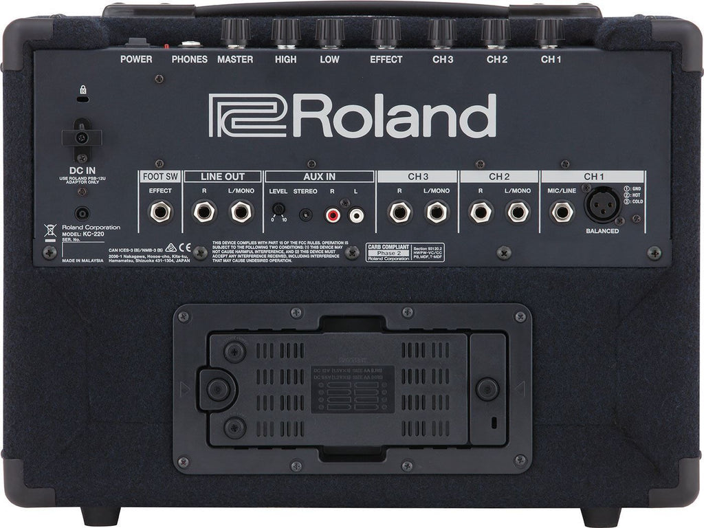 Roland KC-220 Battery Powered Stereo Keyboard Amplifier (KC220)