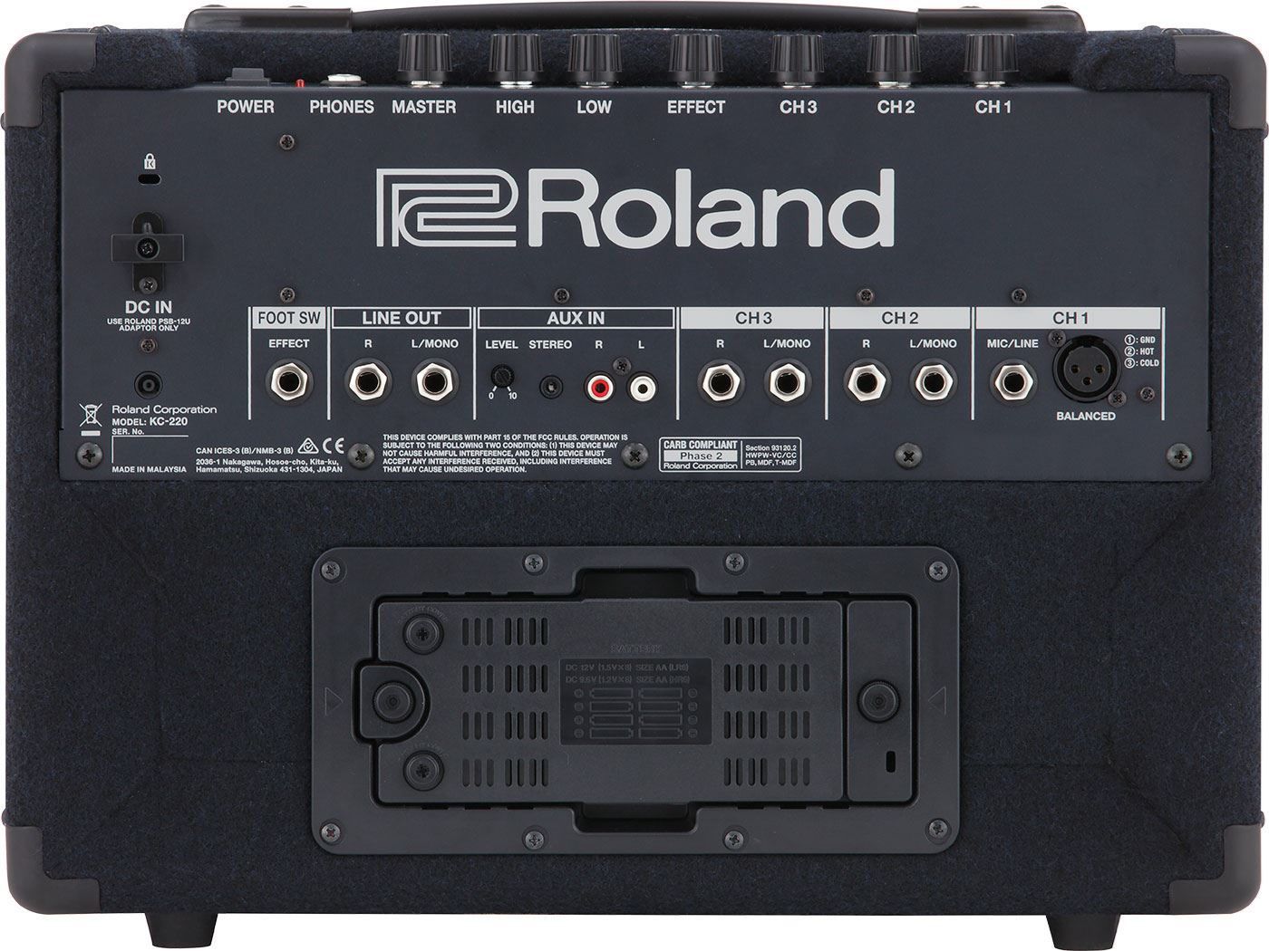 Roland KC-220 Battery Powered Stereo Keyboard Amplifier (KC220)