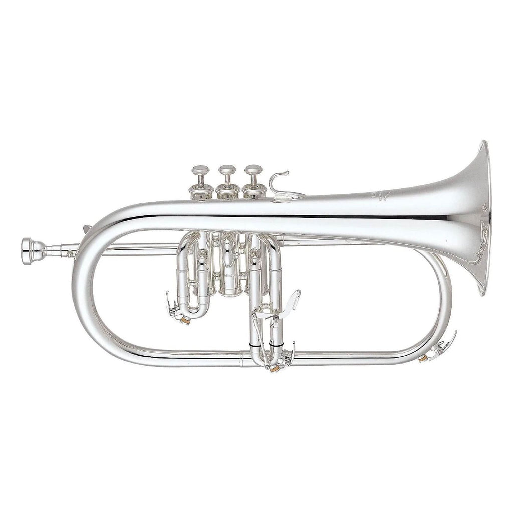 Yamaha YFH631GS Silver Plated Flugelhorn Gold-Brass Bell