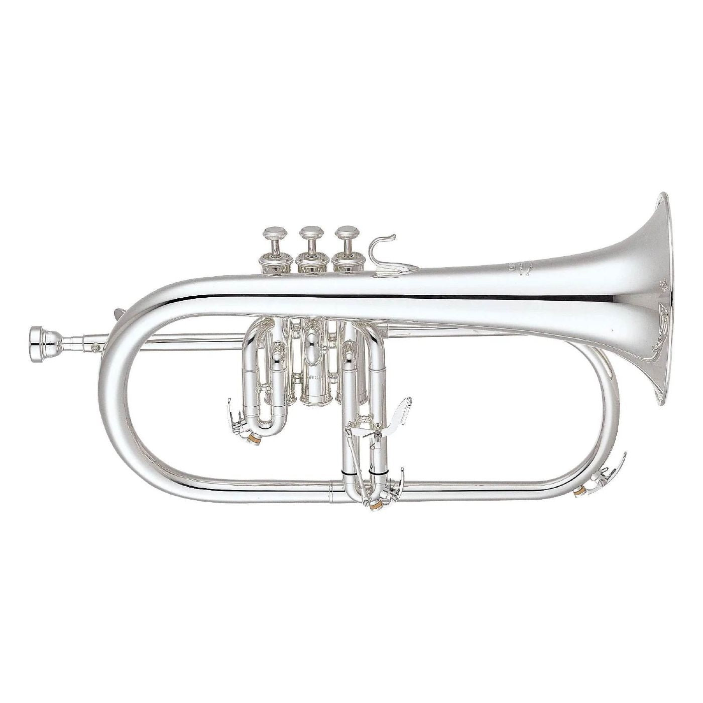 Yamaha YFH631GS Silver Plated Flugelhorn Gold-Brass Bell